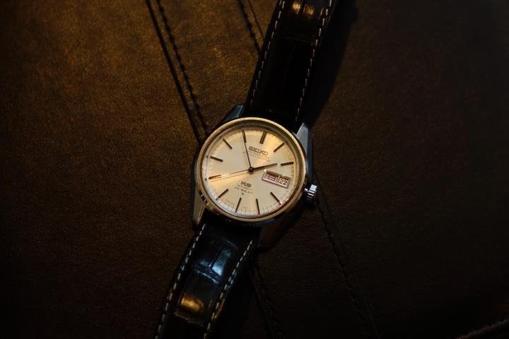 Stephen Foskett sees the period between 1965 and 1975 as the golden age of vintage watches, as exemplified by his King Seiko 56KS.