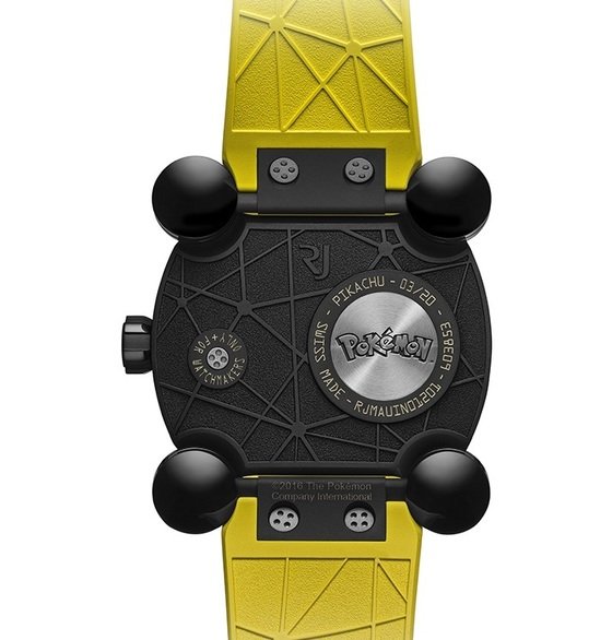 Romain Jerome plays with Pokémon