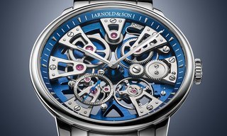 Arnold & Son adds Blue Edition to Nebula 40 Steel