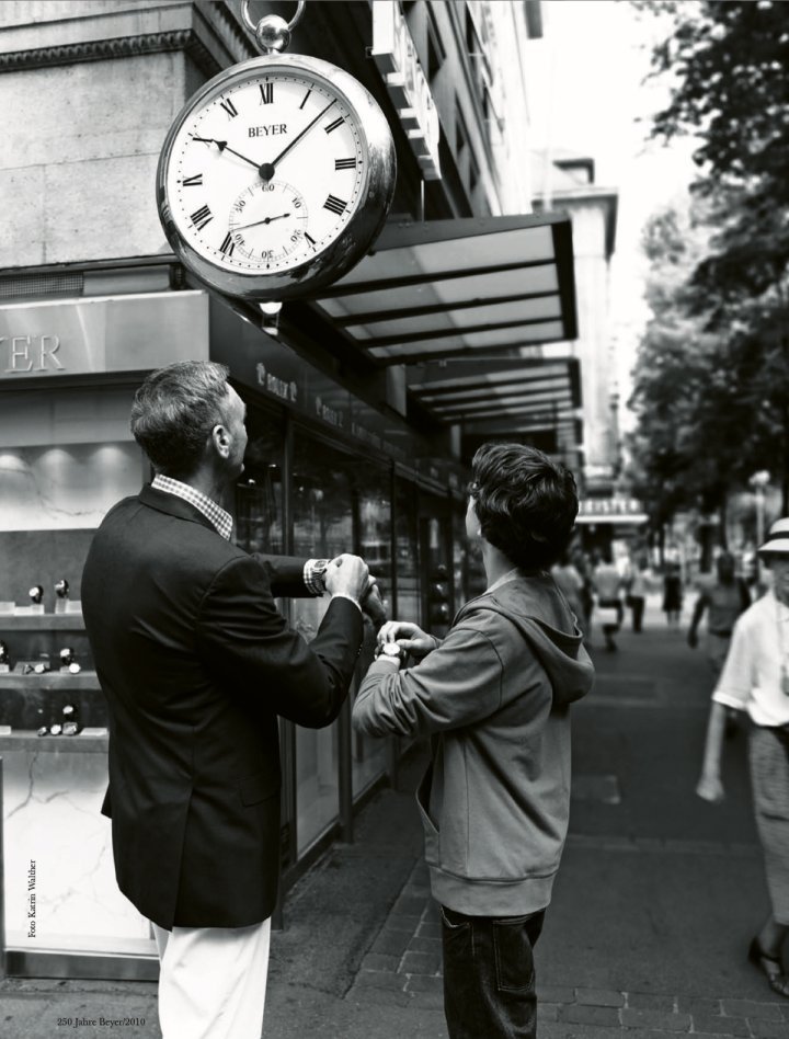 Beyer Chronometrie has been located on the world-famous Bahnhofstrasse in the heart of Zurich for over 160 years.