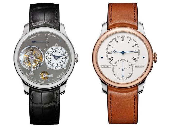 F.P. JOURNE - TOURBILLON SOUVERAIN (LEFT) - TOURBILLON DES 30 ANS (RIGHT)