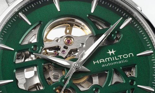 Hamilton launches Jazzmaster Skeleton 40mm in Empire Green