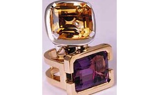 Marie Michaud's oversized rings 