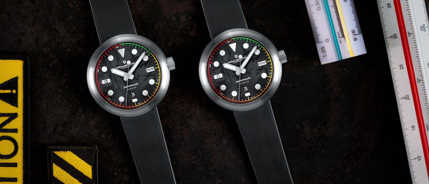 Bangalore Watch Company™ makes a watch from recovered carbon