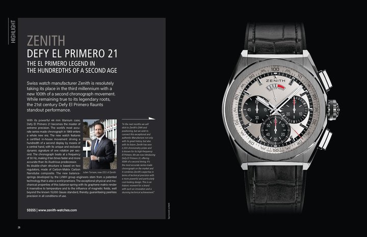 ZENITH DEFY EL PRIMERO 21 