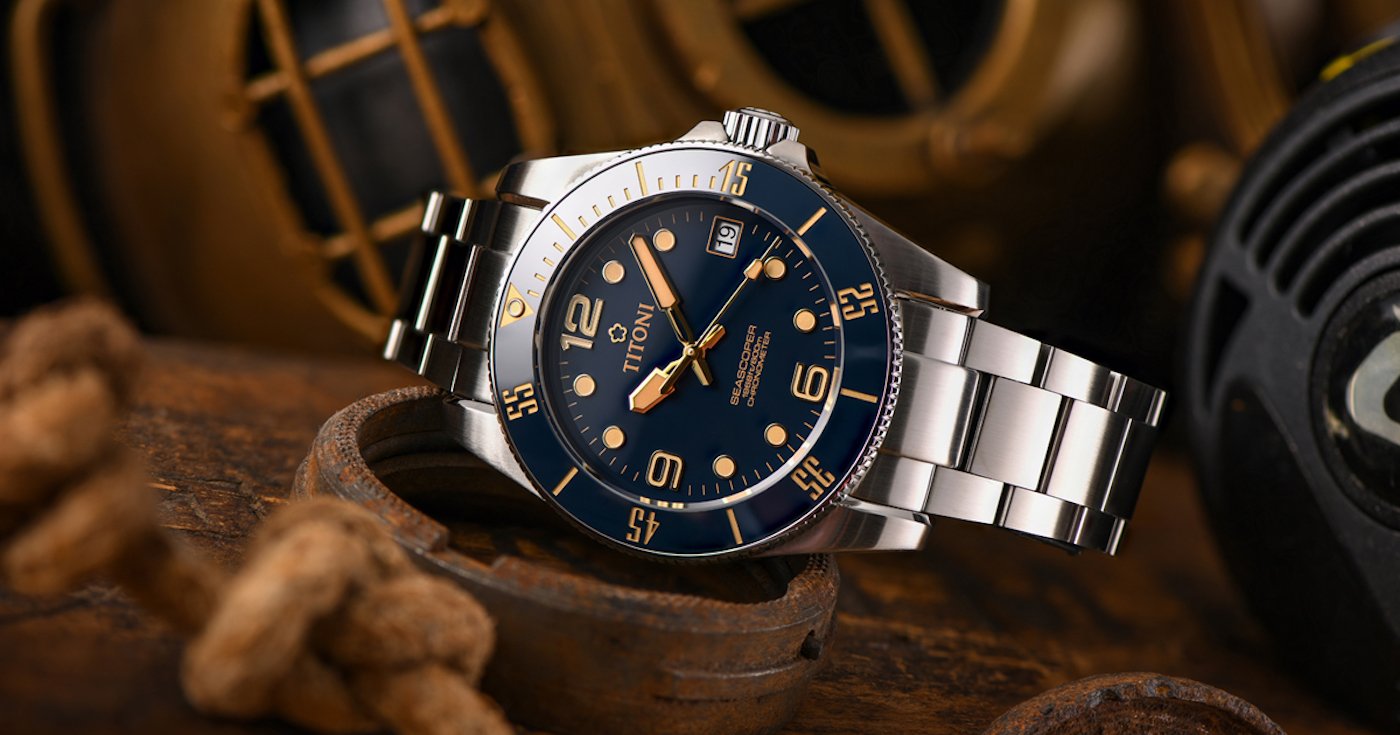 Titoni Seascoper 600 Retro dives into deep blue