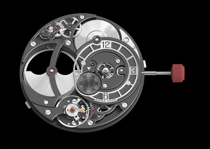 Calibre 01053, self-winding with a micro-rotor