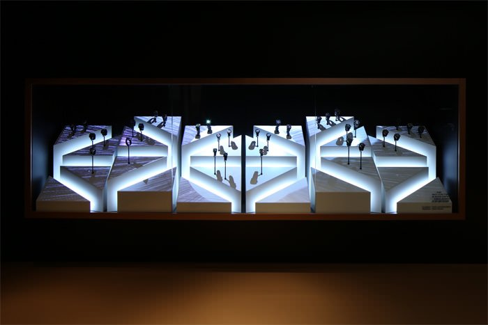 Romain Jerome's innovative window display at BaselWorld 2013