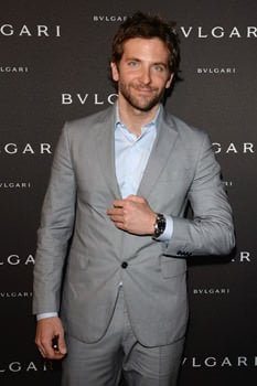 Bradley Cooper wearing a Bulgari timepiece