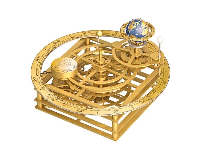 The tellurion mechanism of the Türler clock