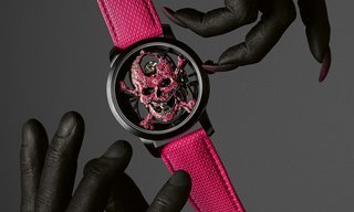 Jaquet Droz Tourbillon Skelet Ceramic Skull Pink Pointillism: death never looked so good