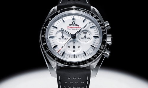 Omega launches Speedmaster Moonwatch with lacquered white dial