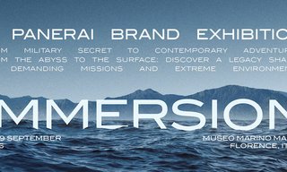 Panerai announces the “Immersion” exhibition in Florence