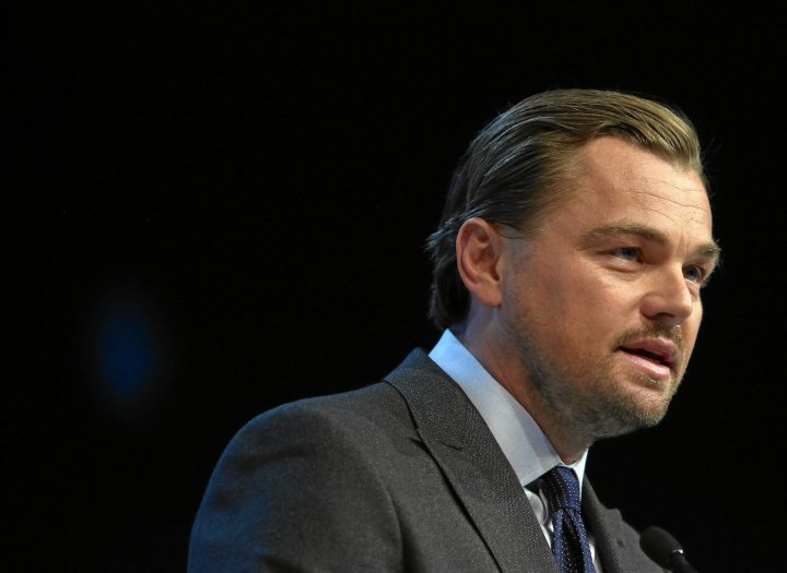 Leonardo DiCaprio at the World Economic Forum in 2016