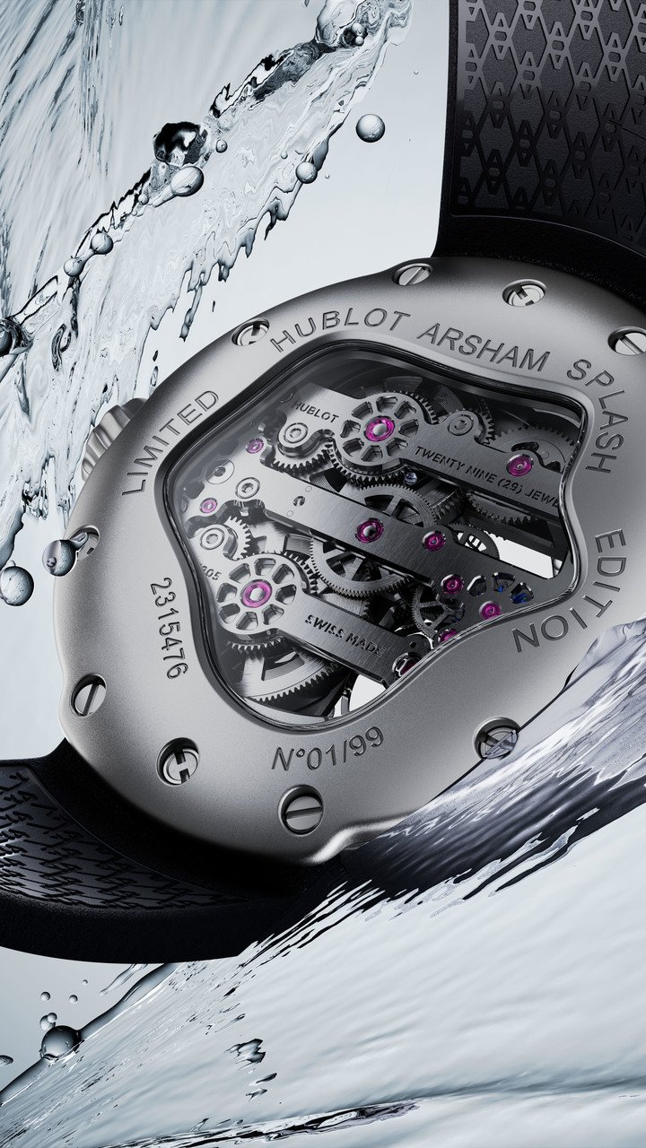 Hublot and Daniel Arsham unveil the MP-17 Arsham splash: a fluid evolution of artistic horology