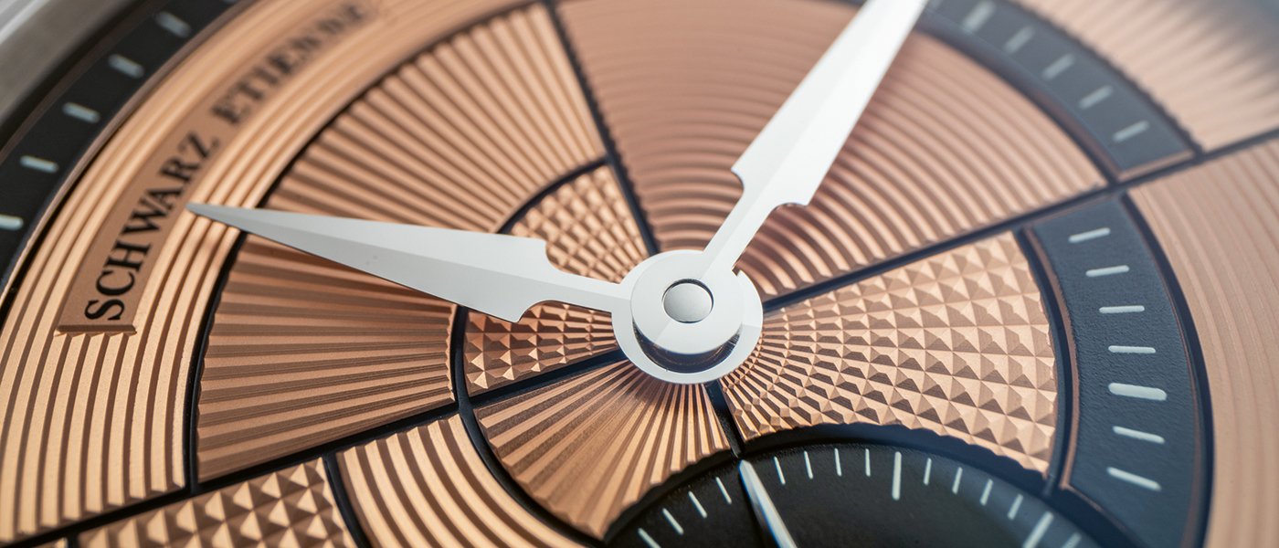 Schwarz Etienne Geometry: a deconstructed dial motif 