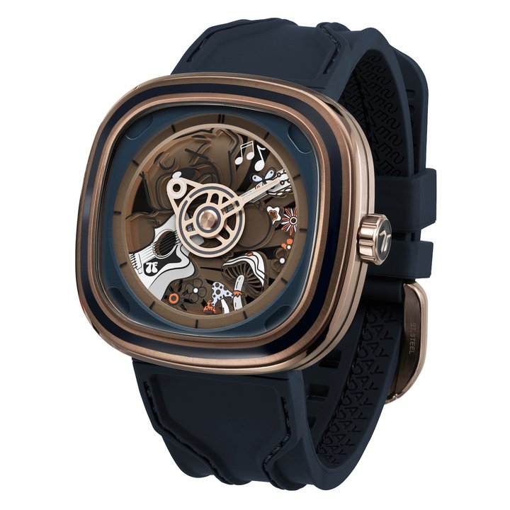 Sevenfriday drops the “Riley Music”: a watch that plays on happiness