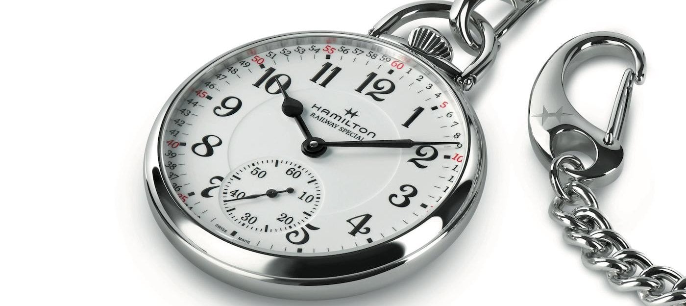 Hamilton celebrates its roots with the Railroad Pocket Watch