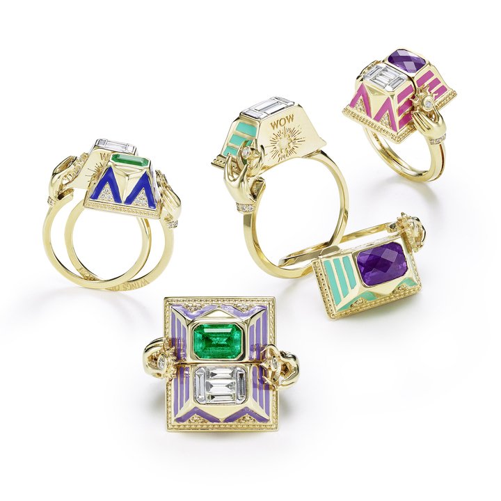 Memento Mori, Maison Belmont X Wings of Wisdom rings