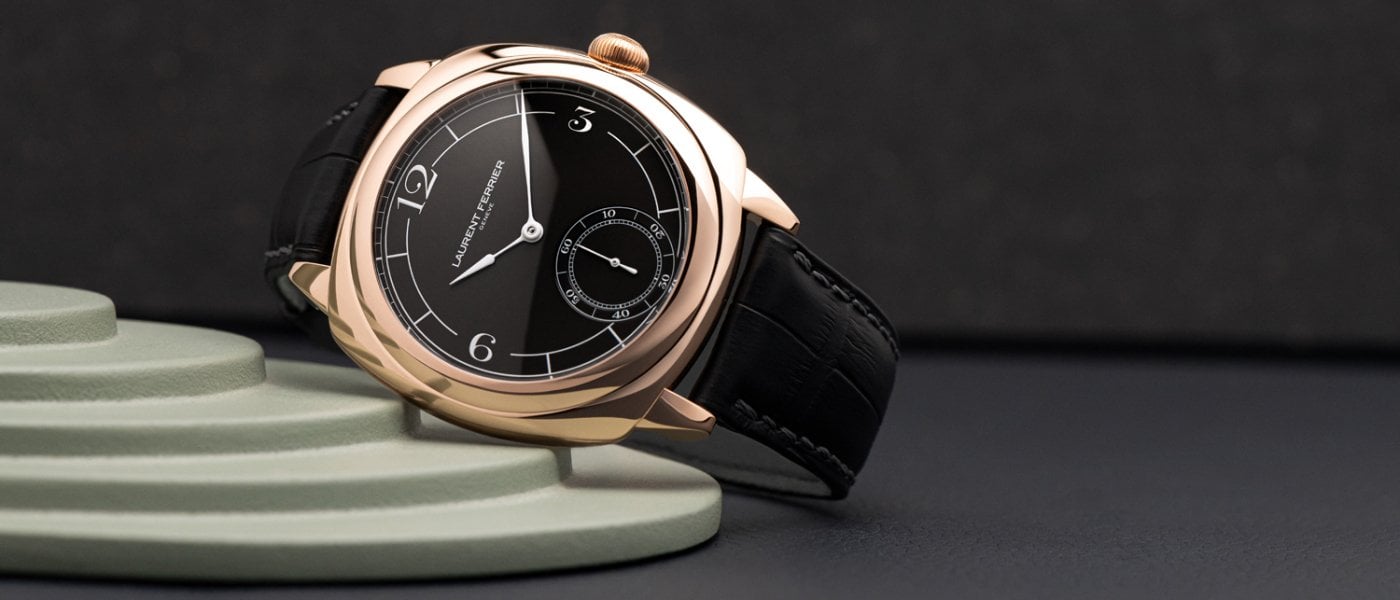 Laurent Ferrier gives a retro flavour to the Square Micro-Rotor