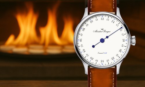 MeisterSinger 24H Enamel Edition marks a day in one sweep