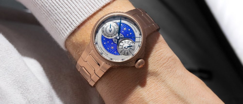 Chronoswiss unveils the Pulse GMT Enamel Sky Gold