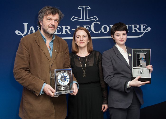 From left to right: Emir Kusturica, Isabelle Gervais and Pauline Etienne