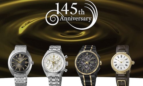 King Seiko, Prospex, Presage, and Astron commemorate Seiko's 145th anniversary