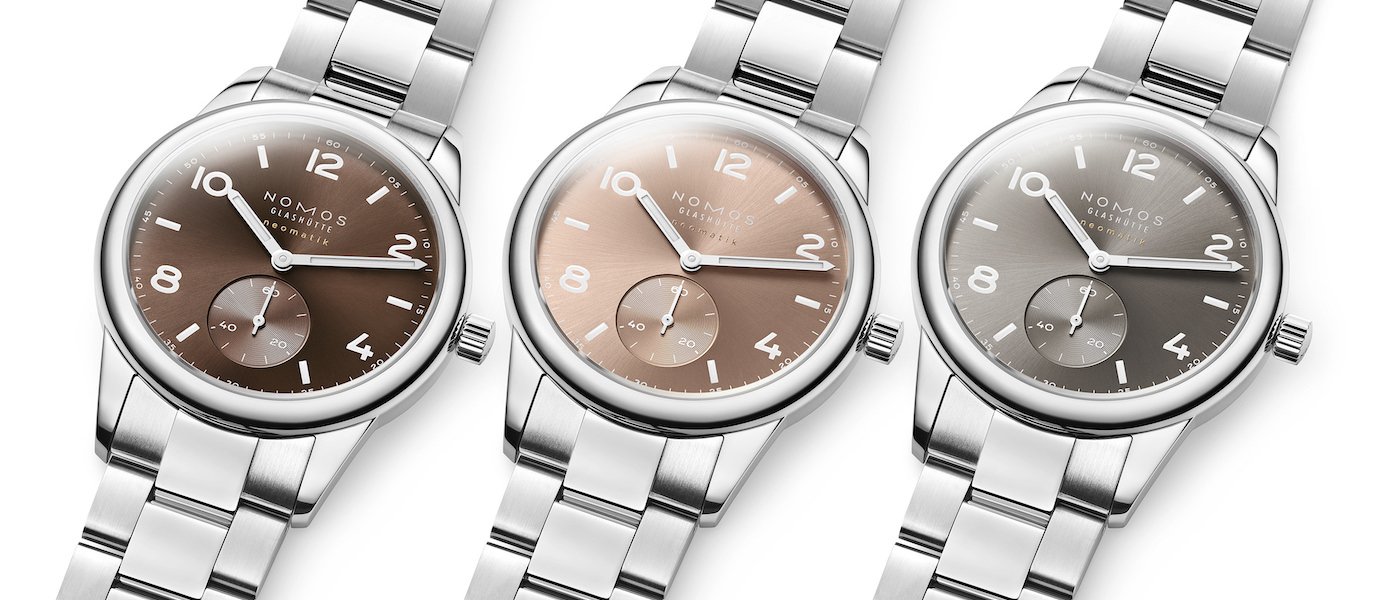 New colours for Nomos Glashütte's Club Sport neomatik 39 