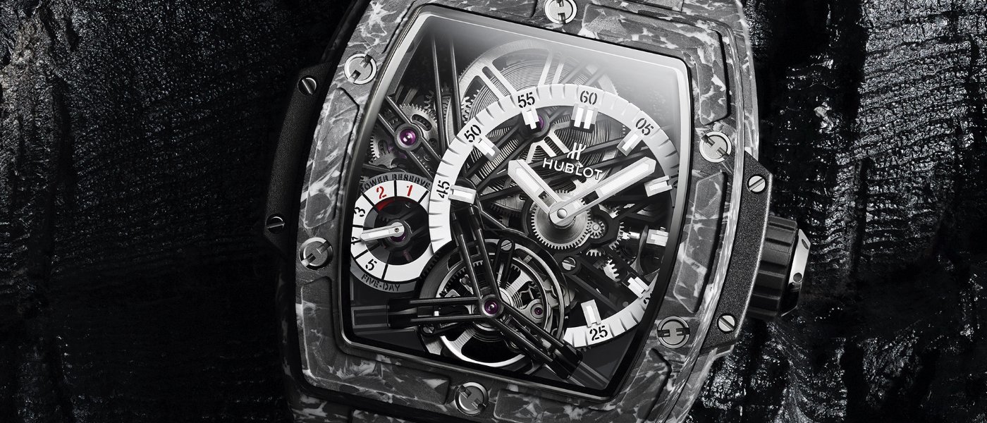 The tourbillon with Hublot's signature codes