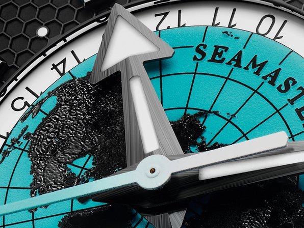 Omega Seamaster Planet Ocean Worldtimer in new ZrO2 ceramic case