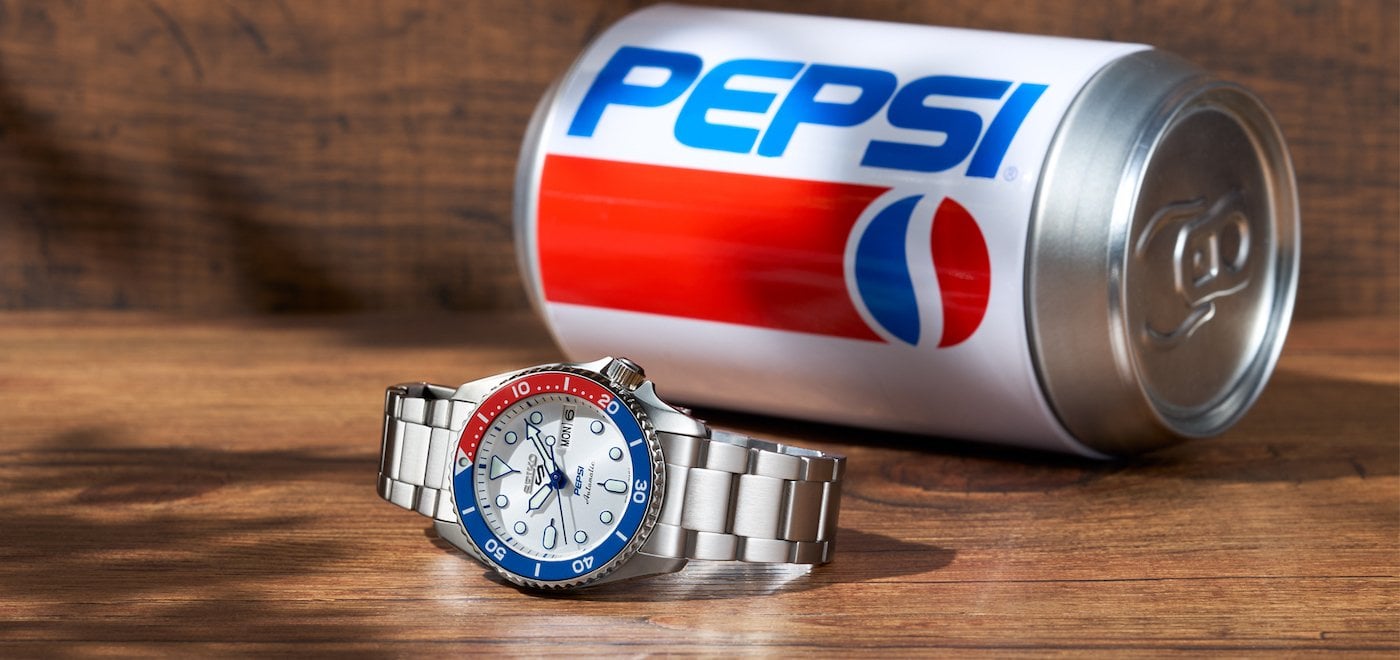 Seiko Pops the Top: First-Ever Official Pepsi Collaboration Unveiled