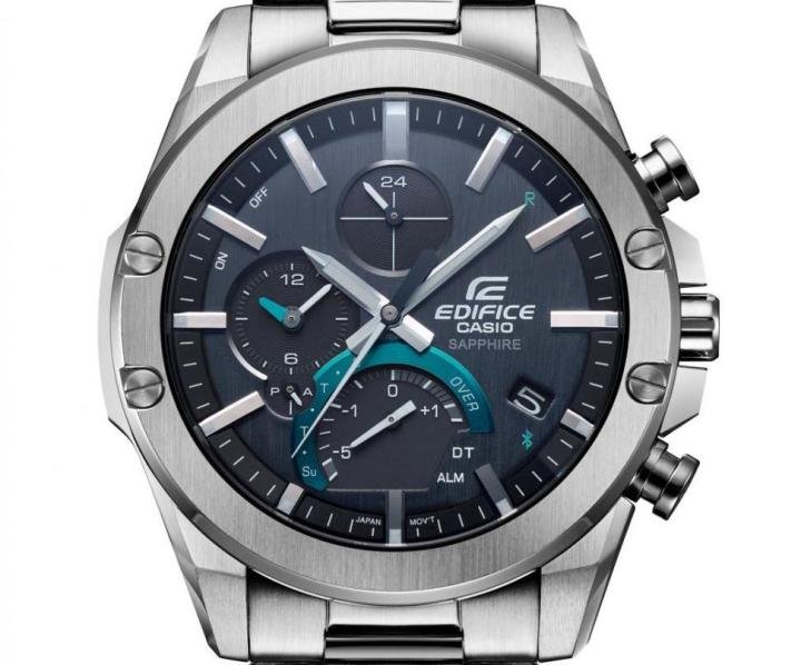 The new Edifice EQB-1000D features a slim design inspired by high-tech sports.