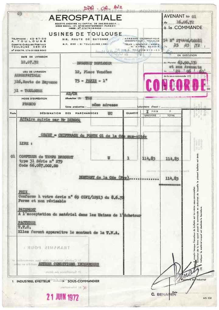 Concorde was equipped with Breguet chronographs: an aviation heritage spotlighted this year.