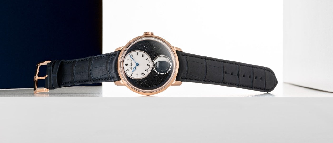 Arnold & Son: the largest moon ever in a wristwatch