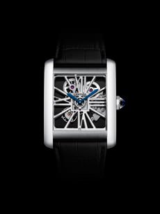 Tank MC Skeleton Watch in palladium, calibre 9611 MC