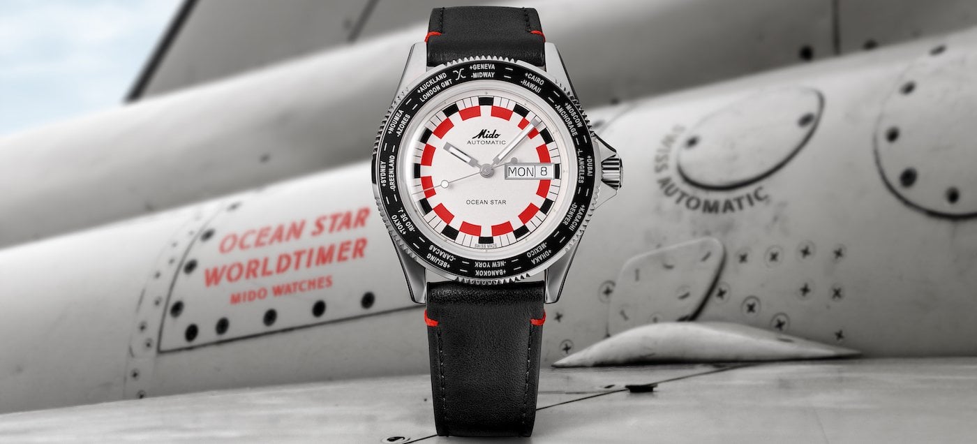Mido unveils the Ocean Star Worldtimer in bold 70s style