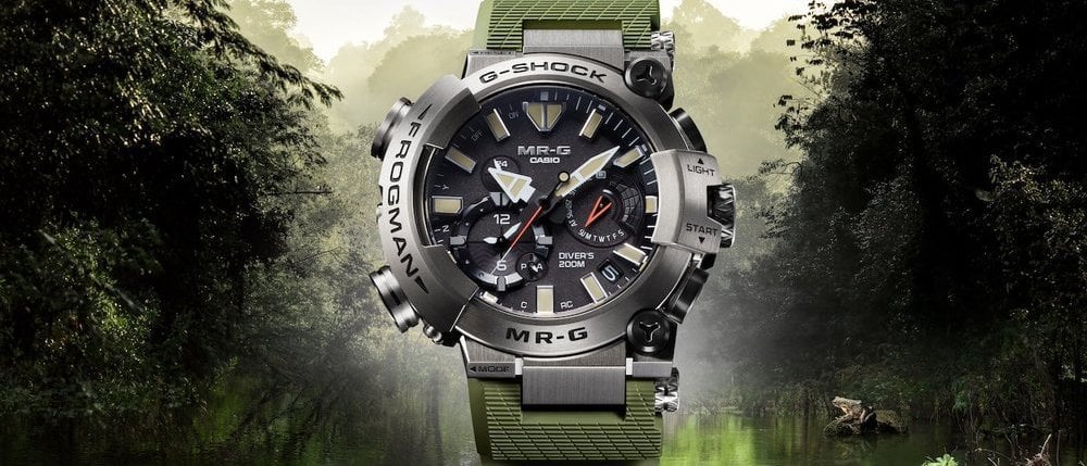 G-shock MR-G unleashes the Goliath Frogman luxury titanium diver