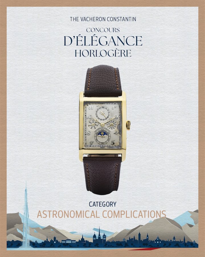 Vacheron Constantin and Phillips announce new Concours d'Élégance Horlogère