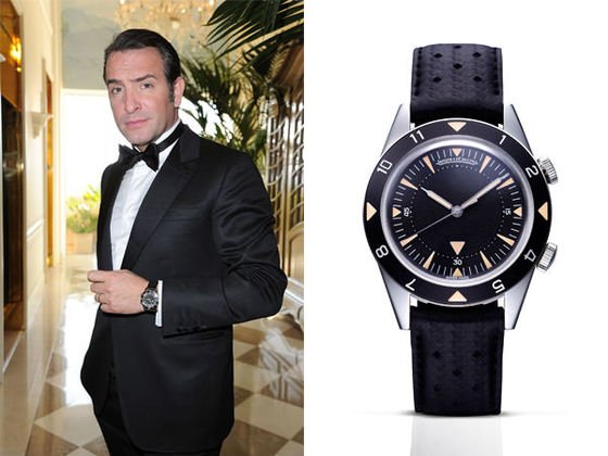 Oscars 2012 - Jaeger-LeCoultre on the wrist of Jean Dujardin