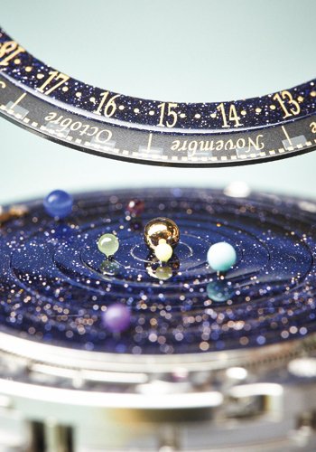 Midnight Planentarium Poetic Complication - Dial close-up