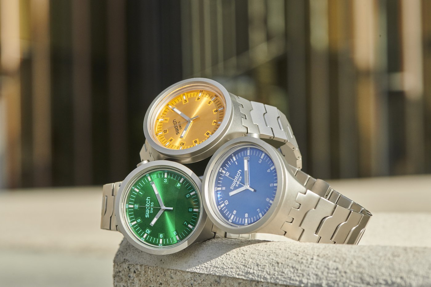 Swatch introduces the Big Bold Irony in five metallic dial shades