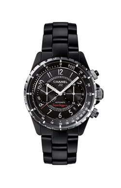 J12 NOIR MAT SUPERLEGGERA CHRONOGRAPH by Chanel