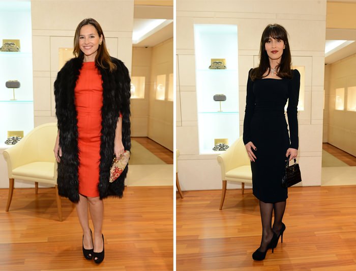 Left: Virginie Ledoyen - Right: Dolores Chaplin