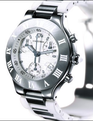 21 CHRONOSCAPH BLANCHE by Cartier