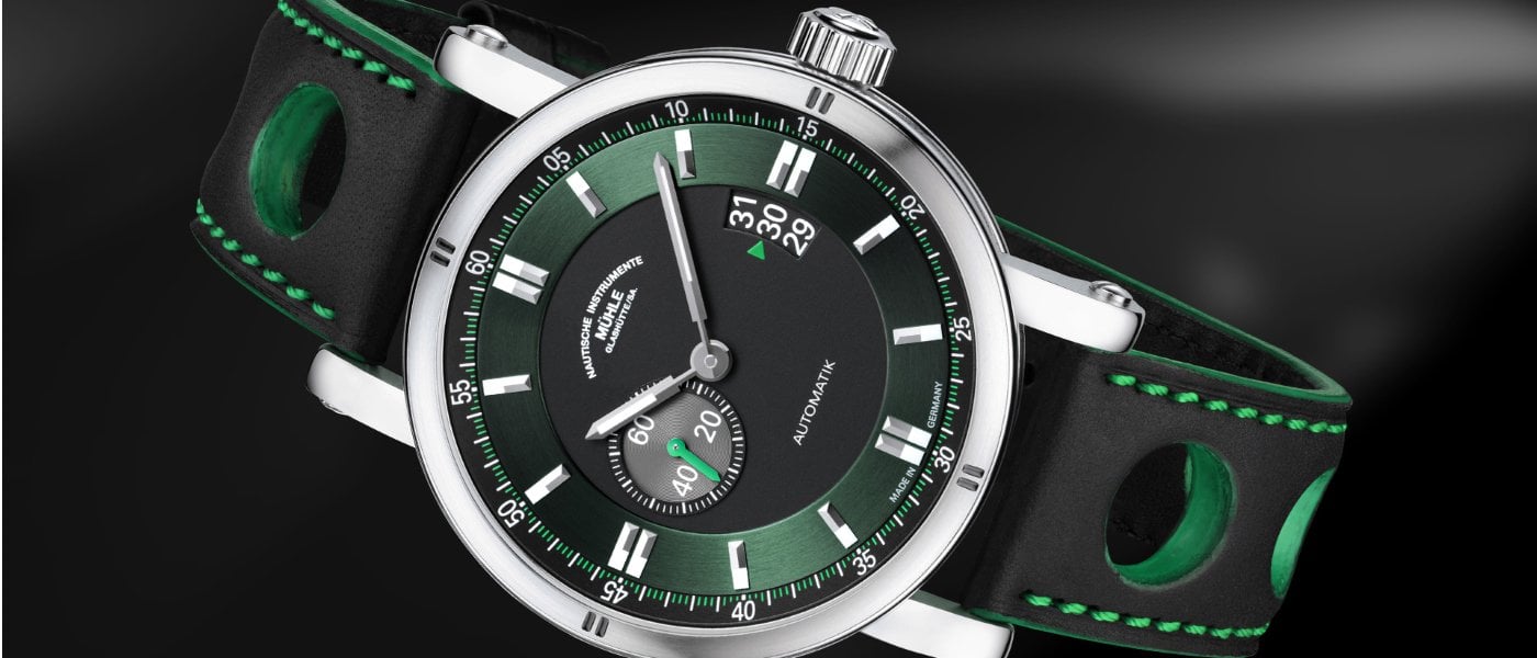 Mühle-Glashütte Teutonia Sport II in Racing Green