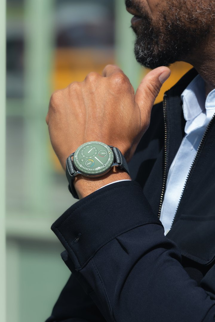 Ressence's hero watch Type 3 EE dons a new, eucalyptus green hue