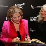 Opera Singer Renée Fleming and Montblanc Director PR International and Cultural Affairs, Ingrid Roosen-Trinks attend The Lang Lang International Music Foundation Inaugural Gala supported by Montblanc