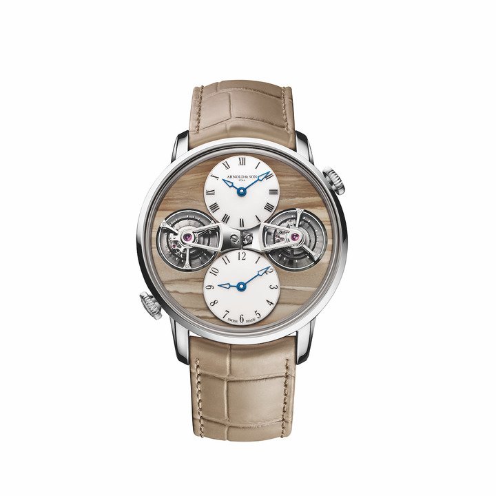 Arnold & Son x Chronopassion's one-off Double Tourbillon ‘Landscape'