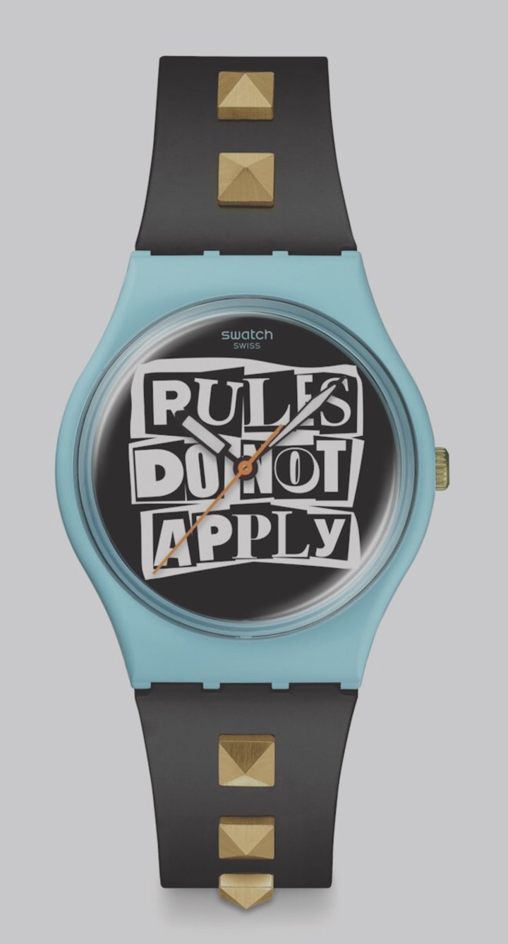 Swatch unleashes the “No Rules” Collection – Punk spirit, no apologies